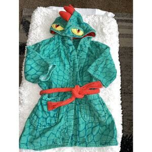 Saint Eve boys sz. 3/4 dinosaur themed hooded robe/cover up. Adorable, fun